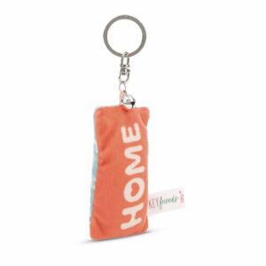 NICI Schlüsselanhänger Mini Plüschkissen Home mit Glöckchen 8cm