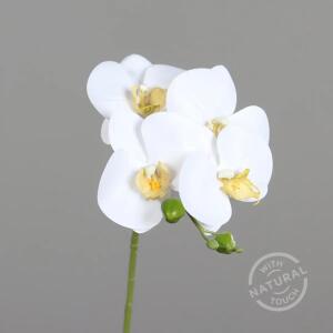 Kunstblume Orchidee Real Touch cream 66cm