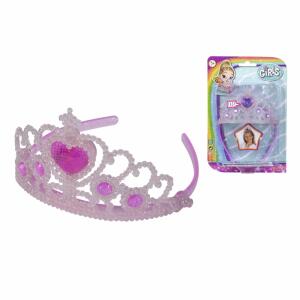 Kopfschmuck Tiara pink/lila 2fach sortiert