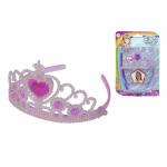 Kopfschmuck Tiara pink/lila 2fach sortiert