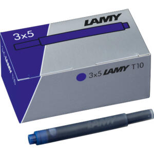 LAMY Großraum Tintenpatronen T10 königsblau 3x 5 Stück