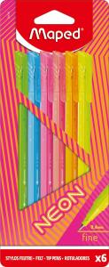 Maped Fineliner NEON 0,4mm 6 Stück