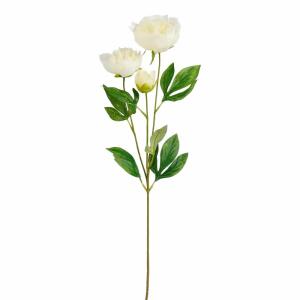Kunstblume Peonie creme 67cm