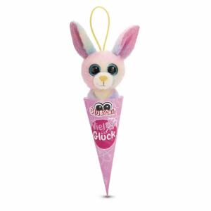 NICI Schlüsselanhänger GLUBSCHIS Hase Rainbow Candy 9cm in Schultüte