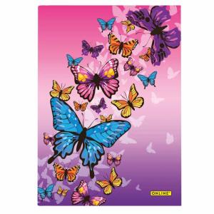 ONLINE Kladde Butterfly dotted 96 Blatt 80g/m² DIN A5