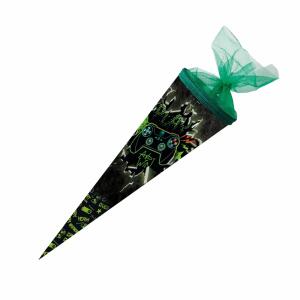 Nestler Schultüte Play & Win rund mit Tüllverschluss 50cm