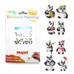 Diamond Painting Sticker Panda 8 Stück