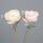 Kunstblume Paeonie rosé 66cm 2fach sortiert