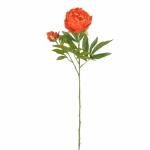 Kunstblume Peonie orange 66cm