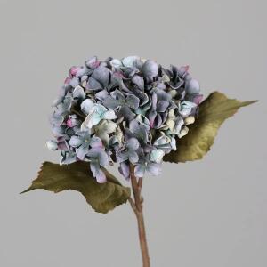 Kunstblume Hortensie blau 45cm