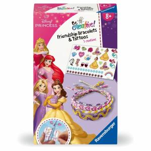 Ravensburger Bastelset Disney Princess Bastelset Freundschaftsbändchen & Tattoo