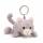 NICI Schlüsselanhänger Katze liegend grau 10cm