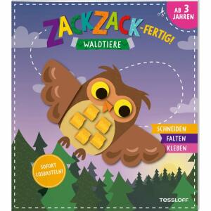 TESSLOFF Bastelbuch Zack, zack - fertig! Waldtiere