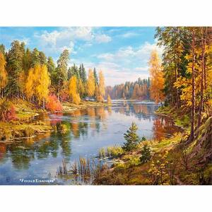 PRACHT Diamond Painting Flusslandschaft 40x30cm