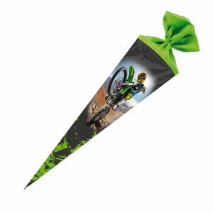 Nestler Schultüte Wheelie rund mit Filzverschluss 70cm