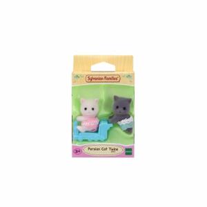 Sylvanian Families Persian Cat Twins 4cm 2 Stück