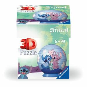 Ravensburger 3D Puzzle Ball Disney Stitch & Angel Ø7,5cm 54 Teile
