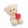 NICI Kuscheltier Bär mit Herz schlenkernd 18cm