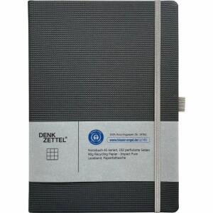 Notizbuch Denkzettel Tenax 192 Seiten anthrazit DIN A5