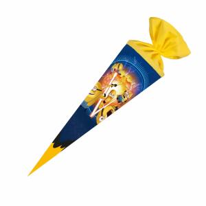 Nestler Schultüte Mega Minions rund mit Filzverschluss 70cm