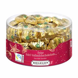 Riegelein Schokoladen Figuren Glücksschweinchen Mini Edelvollmilch 400g Dose