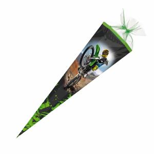 Nestler Schultüte Wheelie eckig mit Tüllverschluss 85cm