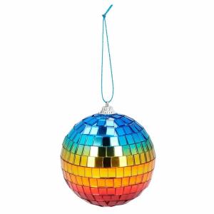 Boland Discokugeln mehrfarbig 8cm 6 Stück