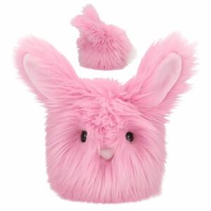 DEPESCHE SNUKIS Flauschiger Hase rosa
