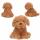 DEPESCHE TOPModel Plüsch Hund braun 16cm