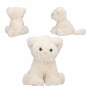 DEPESCHE TOPModel Plüsch Katze weiß 16cm