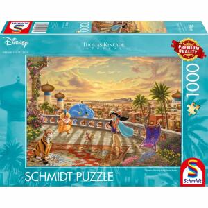 Puzzle Disney Thomas Kinkade Jasmine Dancing in the Desert Sunlight 1000 Teile