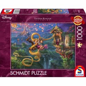 Puzzle Disney Thomas Kinkade Rapunzel Tangled up in Love 1000 Teile