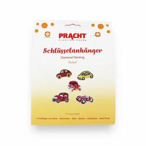 Diamond Painting Schlüsselanhänger Autos 5 Stück