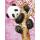 PRACHT Diamond Painting Panda 50x40cm