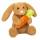 Teddy-HERMANN Plüsch Häschen Lilly mit Möhre gold 23cm