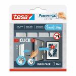 tesa Klettband selbstklebend Powerstrips Click Small 32...