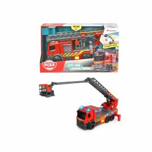 Dickie TOYS Feuerwehrauto City Fire Ladder Truck 23cm
