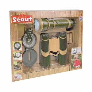 Spielset Entdecker mit Taschenlampe, Fernglass und Kompass