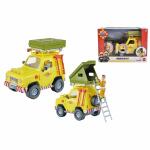 Geländewagen Feuerwehrmann Sam mit Dachzelt 16cm