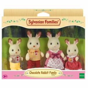 Sylvanian Spielfiguren Schokoladenhasen Familie