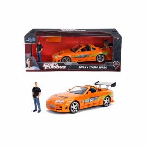 Modellfahrzeug Fast & Furious Toyota Supra orange 1:24