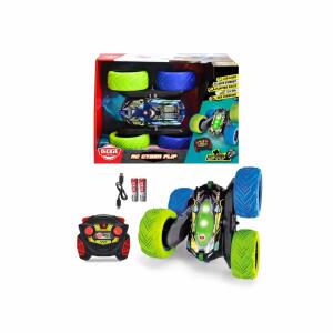Dickie TOYS Ferngesteuertes Auto Cyber Flip 1:18 schwarz/blau/grün 22cm