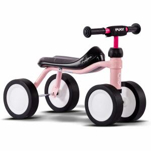 PUKYLINO Rutschfahrzeug mit Lenkerpolster retro rose