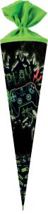 Nestler Schultüte Tüllv. 22 cm rund Play & Win