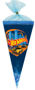 Nestler Schultüte Tüllv. 22 cm rund HotWheels Speed Mattel