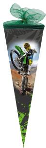 Nestler Schultüte Tüllv. 35 cm rund Wheelie