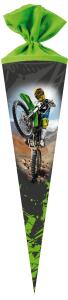 Nestler Schultüte Filzv. 70 cm rund Wheelie