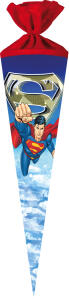Nestler Schultüte Filzv. 70 cm rund Superman WarnerB