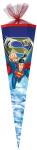 Nestler Schultüte Tüllv. 85 cm 6-eckig Superman...
