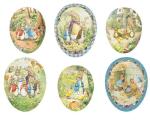 Nestler Papp-Osterei 12 cm Beatrix Potter 6Mot o. Motivwahl